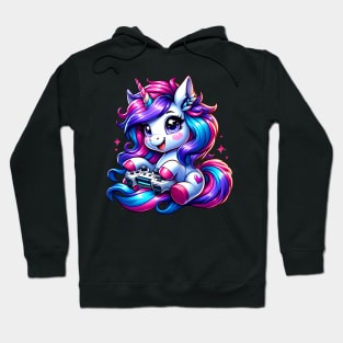 Unicorn Gamer Video Games Hoodie